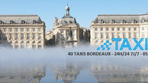 Central d'appel de 50 taxis Bordeaux - réservations 24h/24 7j/7 à votre service à Bdx. Taxi bordeaux dans l'immédiat. #transparence #sécurité