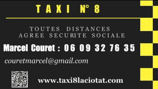 Taxi N° 8 dans les Bouches-du-Rhône - Je prends en charge tous vos déplacements privés et professionnels à La Ciotat et ses alentours. Réservez votre taxi !