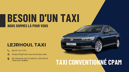 Lejrhoul taxi à Clermont-l'Hérault. Confort
